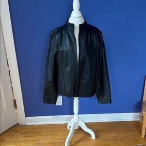 GAP Black Leather Jacket